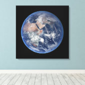 Die östliche Hemisphäre auf der Erde. Leinwanddruck (Insitu (Holzboden))