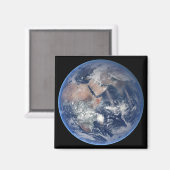 Die östliche Hemisphäre auf der Erde. Magnet (Vorderseite/Rückseite)