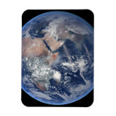 Die östliche Hemisphäre auf der Erde. Magnet (Vertikal)