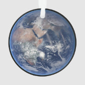 Die östliche Hemisphäre auf der Erde. Ornament (Rückseite)