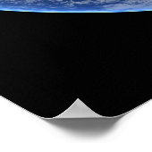 Die östliche Hemisphäre auf der Erde. Poster (Ecke)