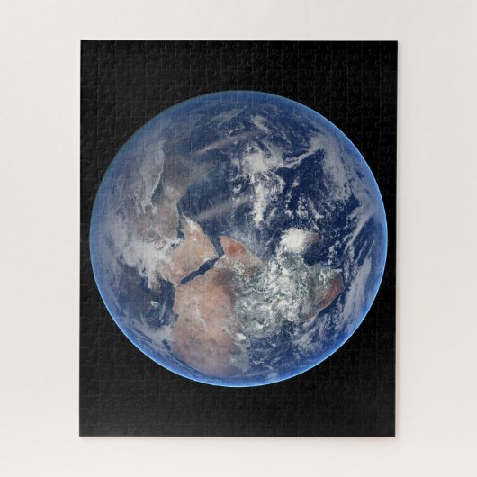 Die östliche Hemisphäre auf der Erde. Puzzle (Vertikal)