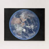 Die östliche Hemisphäre auf der Erde. Puzzle (Horizontal)