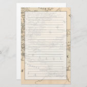 Die Ostsee Briefpapier (Vorne/Hinten)