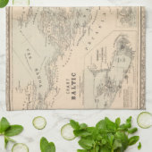 Die Ostsee Geschirrtuch (Gefaltet)