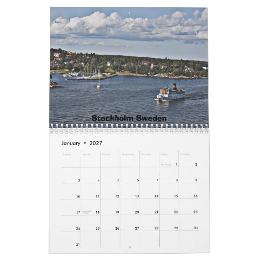 Die Ostsee Kalender (Jan 2027)