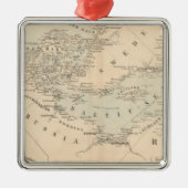 Die Ostsee Silbernes Ornament (Vorne)