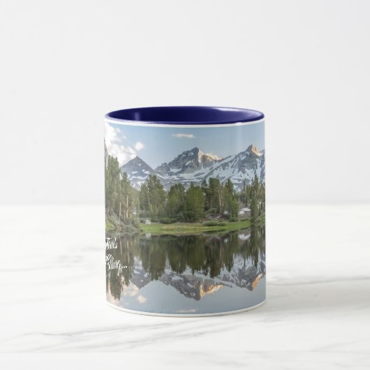 Die Ostsierra Berge nennen - Blau Tasse (Zentrum)