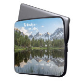 Die Ostsierra Berge nennen Laptopschutzhülle (Vorderseite Links)