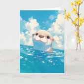 Die Otter Wasser-Odyssee Karte (Gelbe Blume)