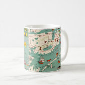 Die Outer Banks Karte Tasse (VorderseiteRechts)