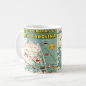 Die Outer Banks Karte Tasse (Vorderseite Links)
