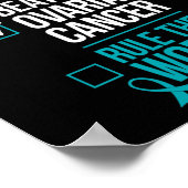 Die Ovarialkrebsregel der Welt geweckt 1 Poster (Ecke)