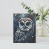 Die Owl-Blues Postkarte (Stehend Vorderseite)