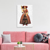 Die Owl Lady Leinwanddruck (Insitu (Wohnzimmer))