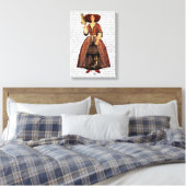 Die Owl Lady Leinwanddruck (Insitu (Schlafzimmer))