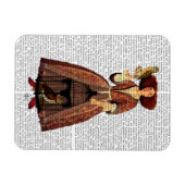 Die Owl Lady Magnet (Horizontal)