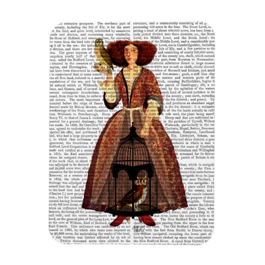 Die Owl Lady Magnet (Vertikal)