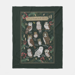 Die Owls in Alaska Blanket gefunden Fleecedecke
