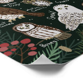 Die Owls in Alaska Poster (Ecke)