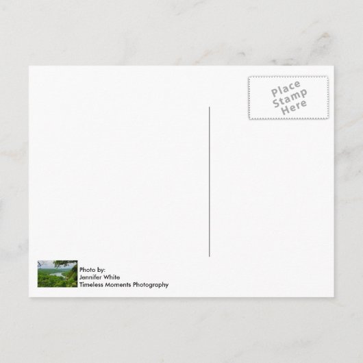 Die Ozarks Postkarte (Rückseite)