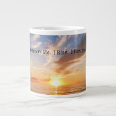 Die Ozean-Erinnert-Mich-Tasse Jumbo-Tasse (Vorderseite)