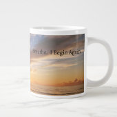 Die Ozean-Erinnert-Mich-Tasse Jumbo-Tasse (Rechts)