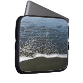 Die Ozeantide, die Ashore waschen Laptopschutzhülle (Vorne Rechts)