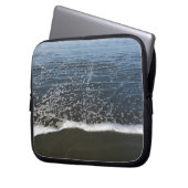 Die Ozeantide, die Ashore waschen Laptopschutzhülle (Vorderseite Links)