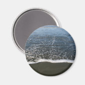 Die Ozeantide, die Ashore waschen Magnet (Vorderseite/Rückseite)