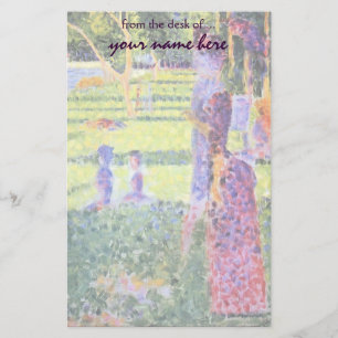 Die Paare durch Georges Seurat, Vintager Briefpapier