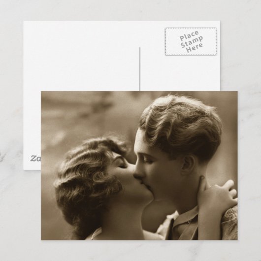 Die Paare Postkarte (Vorne/Hinten)