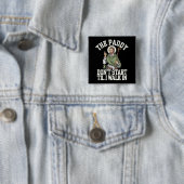 Die Paddy fängt nicht an, bis ich in lustigem Iris Button (Beispiel)