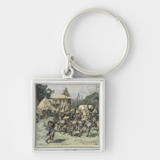 Die Pai-Pi-Bri im Jardin d Acclimatation Schlüsselanhänger (Vorne)