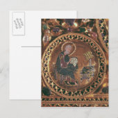 Die Pala d'Oro, Detail von St. Matthew Postkarte (Vorne/Hinten)