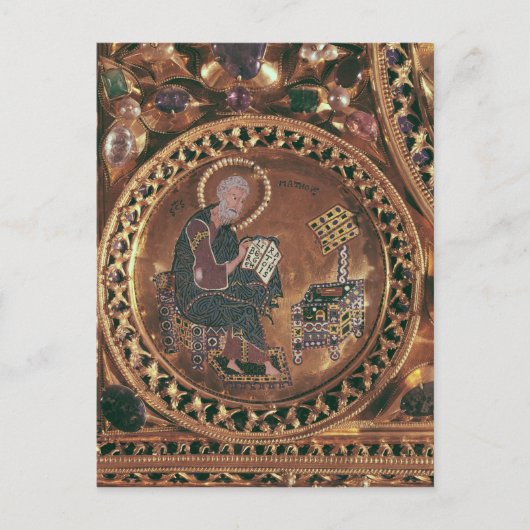 Die Pala d'Oro, Detail von St. Matthew Postkarte (Vorderseite)