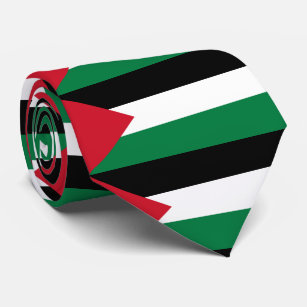 Die palästinensische Flagge (علمفلسطين) Krawatte