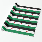 Die palästinensische Flagge (ع م ل ط ل ف س ي Geschenkpapier (Ungerollt)