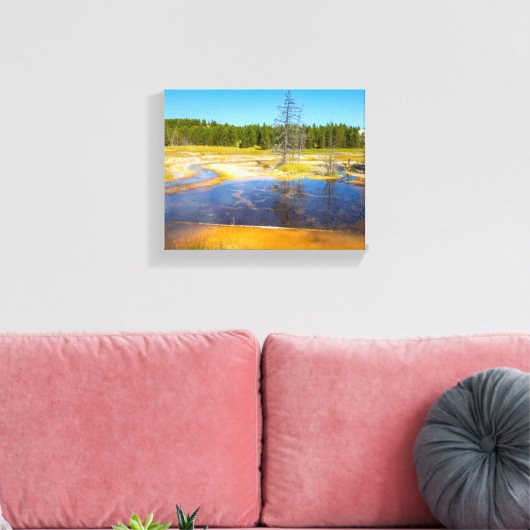 Die Palette der Natur: Eine Atemberaubende Gelbste Leinwanddruck (Insitu (Wohnzimmer))