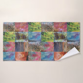 Die Palette der Natur - Inspirierte Kunst des Meer Badehandtuch (Badehandtuch)
