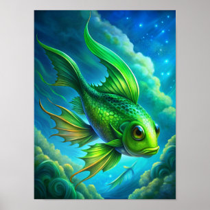 "Die Palette des Himmels" Poster