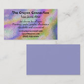 Die Palette des Künstlers Visitenkarte (Vorne/Hinten)