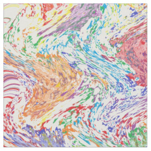Die Palette eines Künstlers Stoff