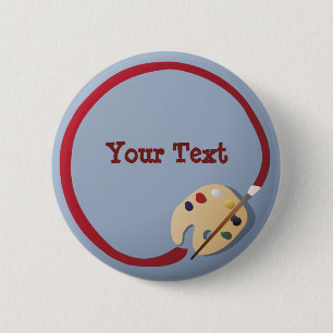 Die Paletten-Knopf des Künstlers Button