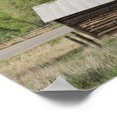 Die Palisade und die Pioneer-Kabine Poster (Ecke)