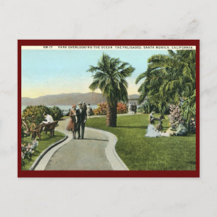 Die Palisaden, Santa Monica Vintag Postkarte
