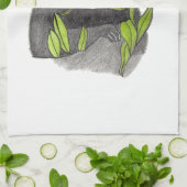 Die Panda ... American MoJo Küchentuch (Gefaltet)