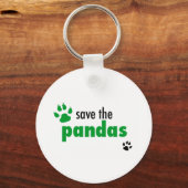 Die Pandas gerettet Schlüsselanhänger (Vorderseite)