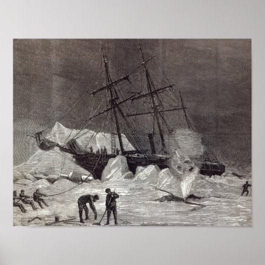 Die Pandora ist im Eis gefangen Poster (Vorne)