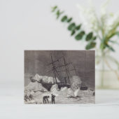 Die Pandora ist im Eis gefangen Postkarte (Stehend Vorderseite)